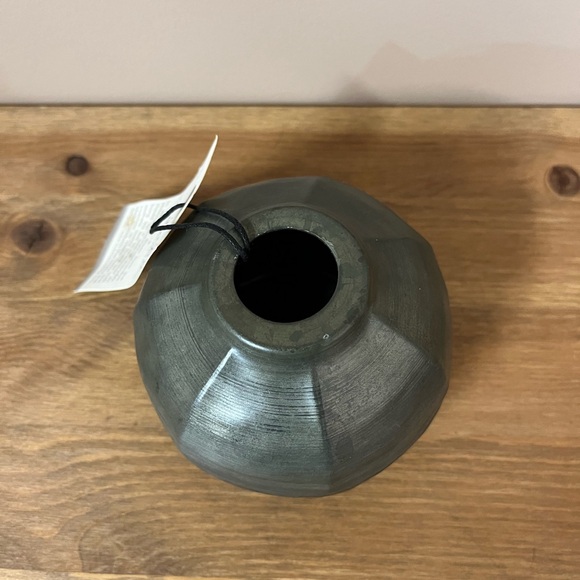 Cobblestone Metal Bud Vase - Picture 2 of 3